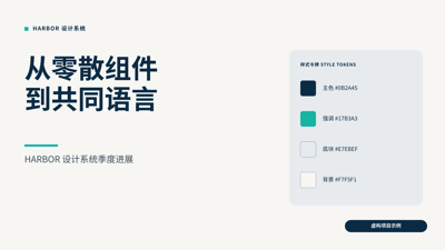 HARBOR 设计系统季度进展