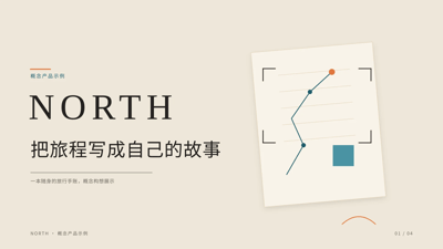 NORTH · 概念产品示例