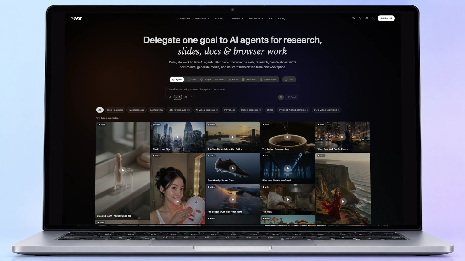 Bản xem trước workspace Vife Desktop