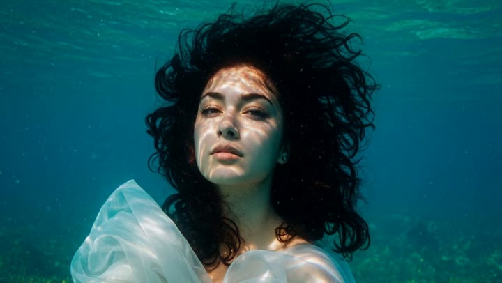 Underwater Portrait in Motion